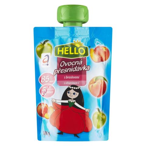 Hello Fruit Snack With Peaches | 100 g