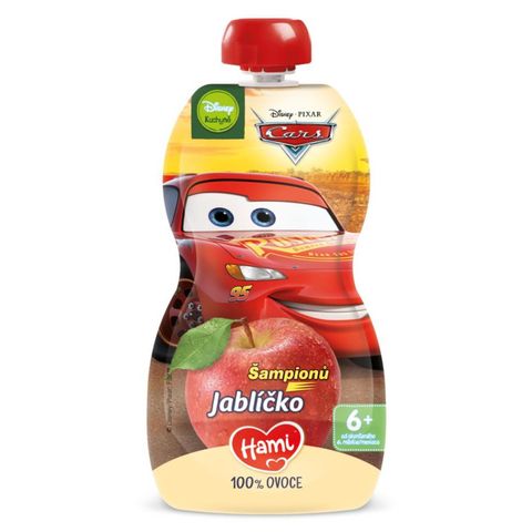 Hami Disney Cars fruit pouch Apple 6+ | 110 g