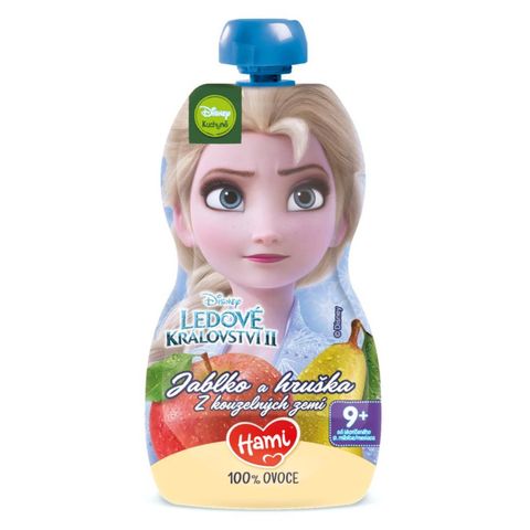 Hami Disney Frozen Elsa fruit pouch apple and pear 9+ | 110 g