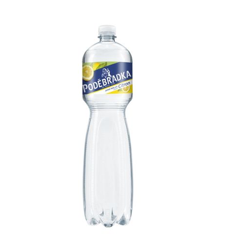 Poděbradka Minerální voda citron | 1.5 l