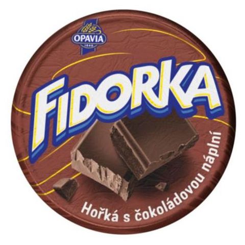 Opavia Fidorka hořká čokoláda oplatka | 30 g