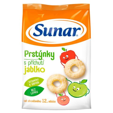 Sunar Dětský snack jablkové prstýnky | x 50 g