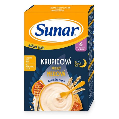 Sunar Goodnight Milk Porridge Honey Flavour Semolina | 210 g