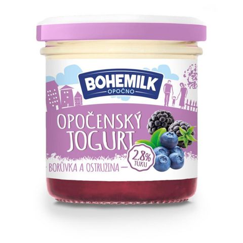 Bohemilk Opočenský Yogurt Blueberry, Blackberry | 150 g