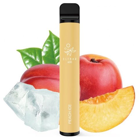 Elf Bar 600 Peach Ice E-Cigarette 20mg 18+ | 1 piece