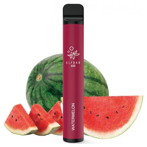 Elf Bar 600 Watermelon E-Cigarette 20mg 18+ | 1 piece