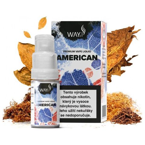 Liquid Way to Vape American 10ml-18mg 18+ | 1 piece