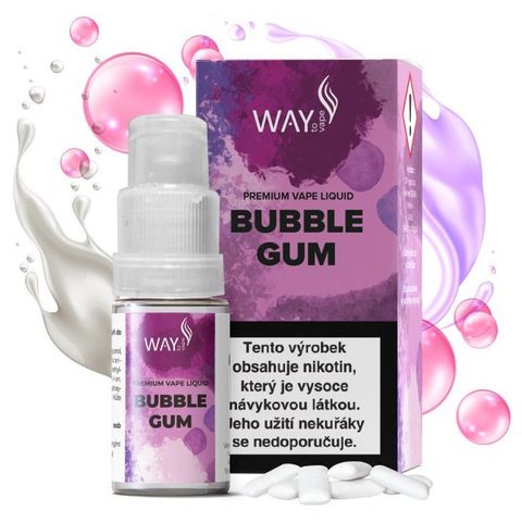 Liquid Way to Vape Bubble Gum 10ml-12mg 18+ | 1 piece