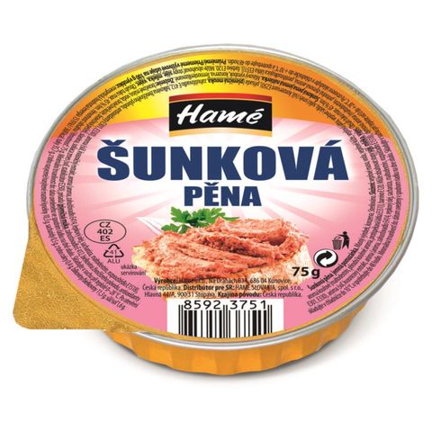 Hamé Paštika Šunková pěna | 75 g