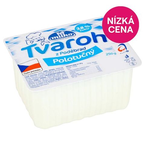 Milko Tvaroh polotučný | 250 g