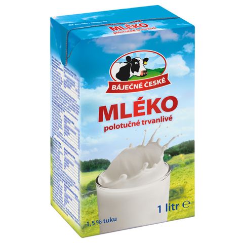 Báječné České Mléko 1.5% | 1 l