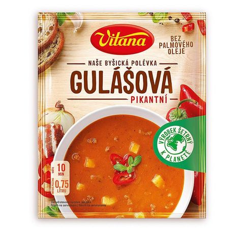 Vitana Pikantní gulášová instantní polévka | 68 g