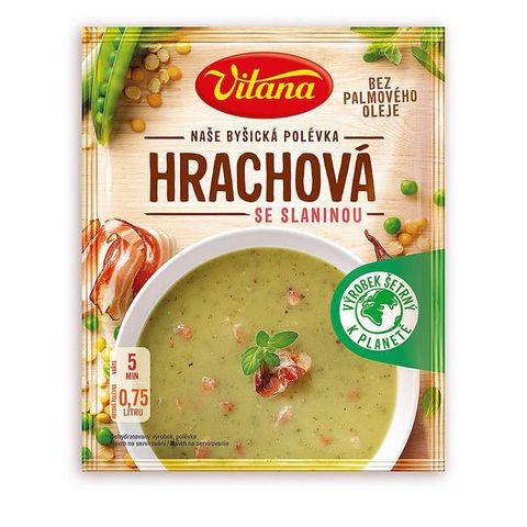 Vitana Hrachová se slaninou instantní polévka | 72 g