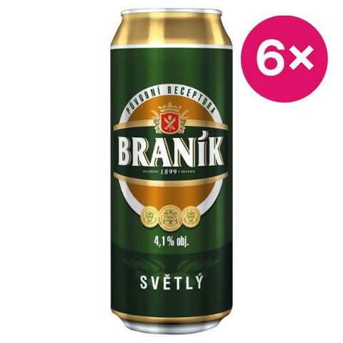 Braník Beer Pale lager | 6 x 500 ml