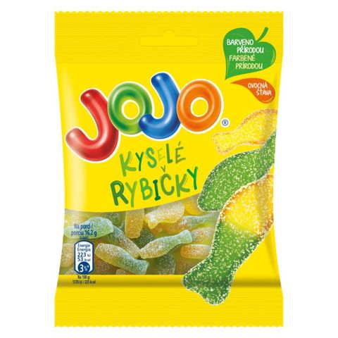 Jojo Želé bonbóny kyselé rybičky | 80 g