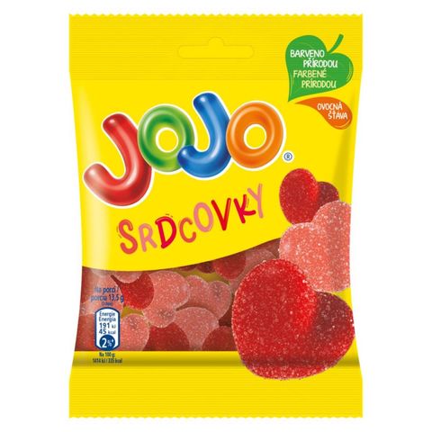 Jojo Želé bonbóny srdcovky | 80 g