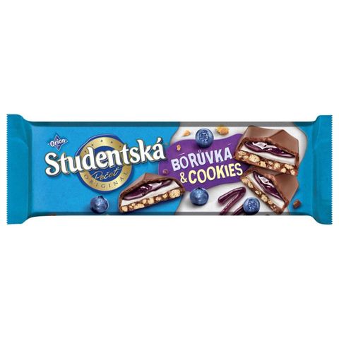 Orion Student Baked Chocolate Milk Chocolate Blueberry + Cookies | 235 g