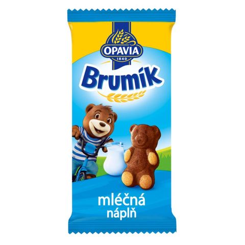 Opavia Brumík mléčná náplň jemné pečivo | 30 g