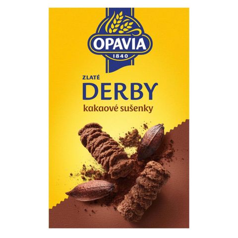 Opavia Zlaté Derby Sušenky kakaové | 220 g