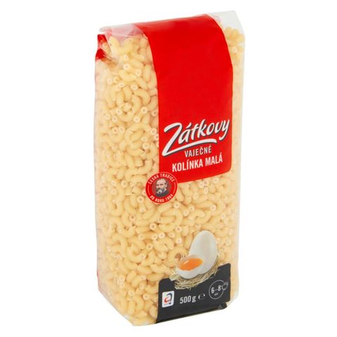 Zátkovy Těstoviny macaroni pasta with eggs | 500 g