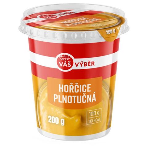 Váš Výběr Plnotučná hořčice | 200 g