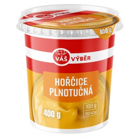 Váš Výběr Plnotučná hořčice | 400 g