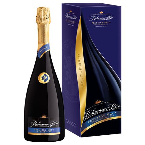 Bohemia Sekt Prestige brut dárkové balení | 0.75 l