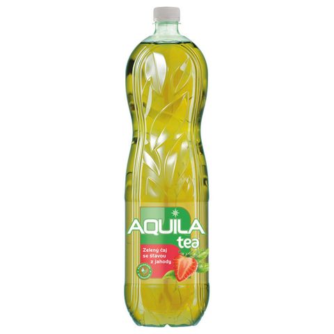 Aquila Tea Green ice tea strawberry | 1.5 l