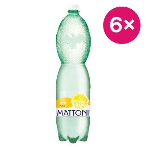 Mattoni Lemon Sparkling | 6 x 1.5 l