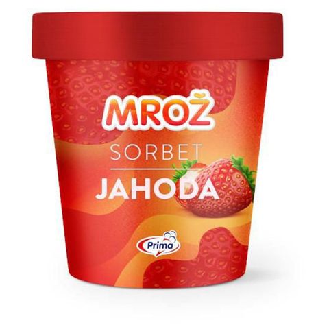 Mrož sorbet jahoda | 460 ml