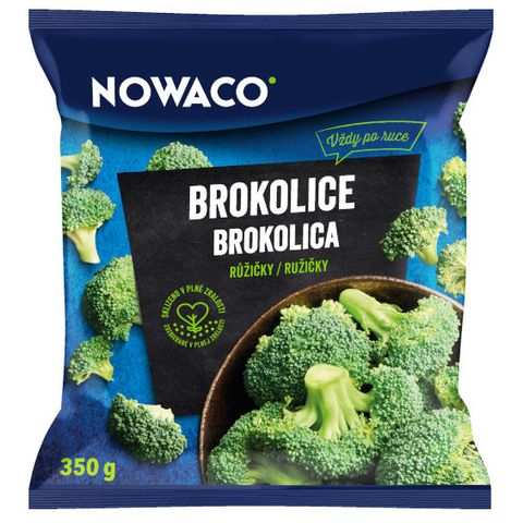 Nowaco Mražená brokolice růžičky | 350 g