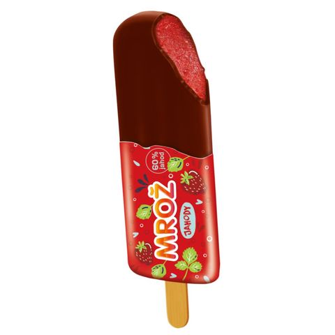 Mrož Popsicle strawberry with cocoa icing | 60 ml