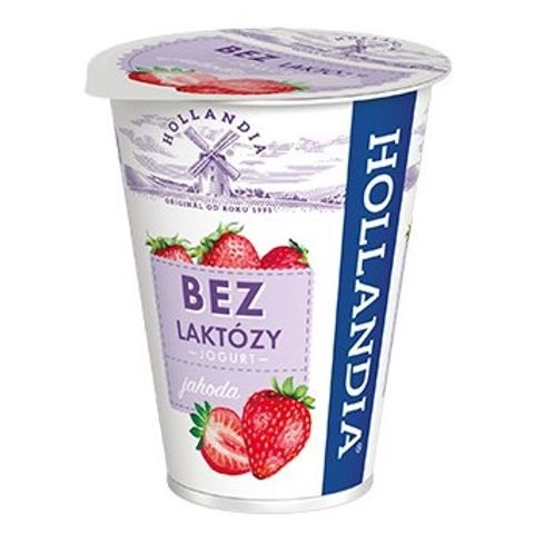 Hollandia Jogurt jahoda bez laktózy | 180 g