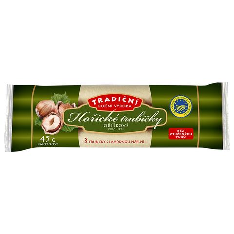 Hořické Tubes hazelnut | 45 g