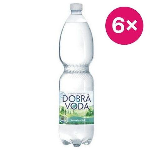 Dobrá Voda jemně perlivá | 6 x 1.5 l