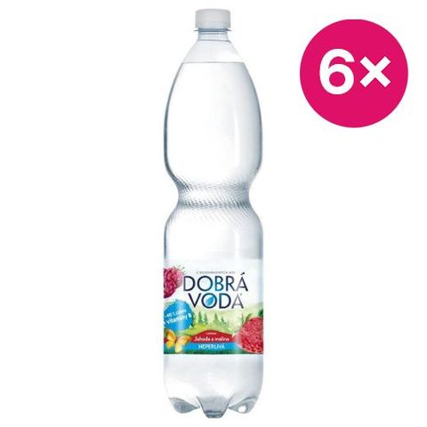 Dobrá Voda still strawberry & raspberry | 6 x 1.5 l