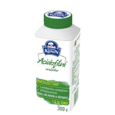 Kunín Acidophilic milk 1.5% | 300 g