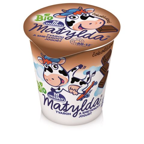 BIO Milko Matylda Curd cheese with yogurt chocolate | 125 g