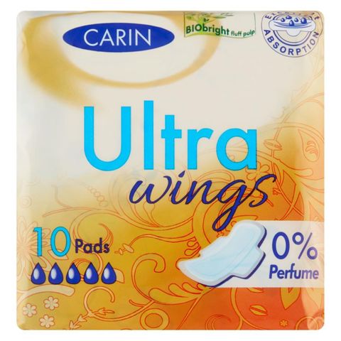 Carin Women's Ultra Wings Pads | 10 x 1 piece