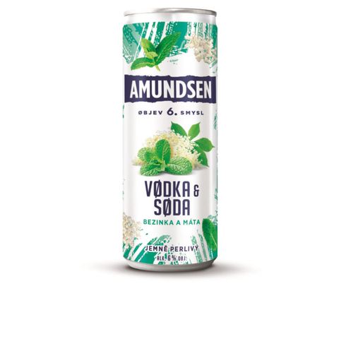 Amundsen Vodka & Soda Elderflower & Mint Mixed Drink 6% | 250 ml