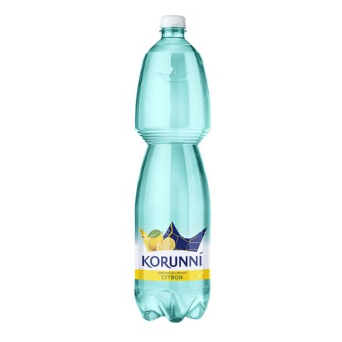 Korunní Voda citron jemně perlivá | 1.5 l