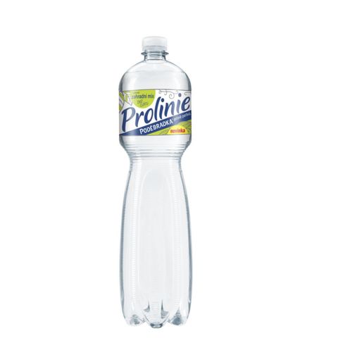 Poděbradka Prolinie jemně perlivá s příchutí zahradní mix | 1.5 l