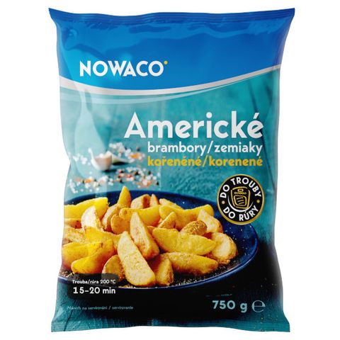 Nowaco Potato wedges spiced | 750 g