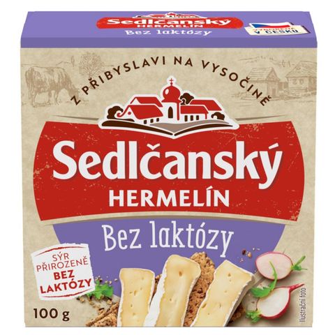 Sedlčanský Hermelín Sýr bez Laktózy | 100 g