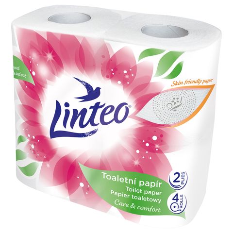 Linteo Toilet paper 2-ply | 4 pcs