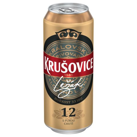 Krušovice Pivo Královská 12° světlý ležák | 500 ml