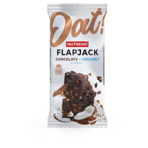 Nutrend FLAPJACK čokoláda + kokos | 50 g