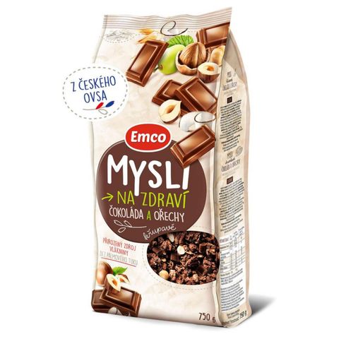 Emco Mysli crunchy chocolate & nuts | 750 g