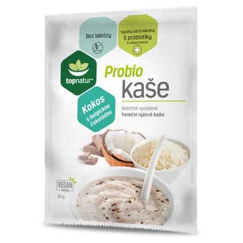 Topnatur Probio kaše kokos s belgickou čokoládou 60g | x 60 g