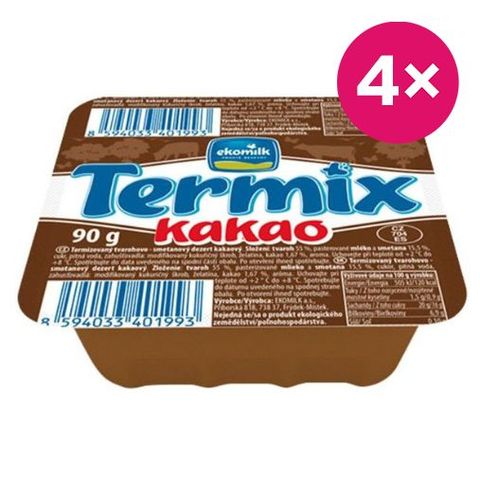 Ekomilk Termix Dessert kakao | 4 x 90 g